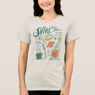 Camiseta Triblenda Collage Gráfico de Acuarela THE SHIRE™