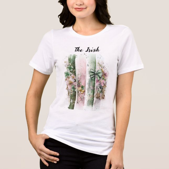 Camiseta Triblenda Collage Green Pink (Anverso)