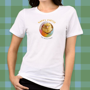 Camiseta Triblenda Colocación de polluelos de Pascua a partir de un h