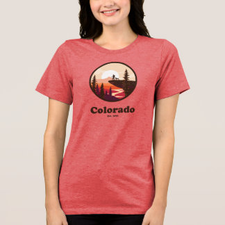 Camiseta Triblenda Colorado Establecido en 1876