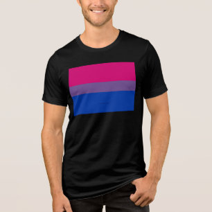 Camiseta Triblenda Colores de la bandera del orgullo bisexual de Slip