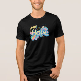 Camiseta Triblenda Colorful Hope Graffiti - Y2K Sparkle Aesthetic
