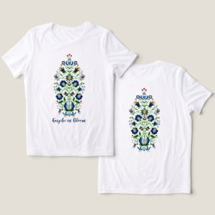 Camiseta Triblenda Columna del jardín kaszubiano con texto personaliz
