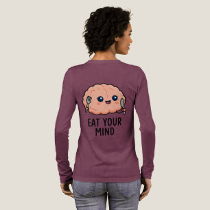 Camiseta Triblenda Coma tu mente Pegatina - Cerebro lindo