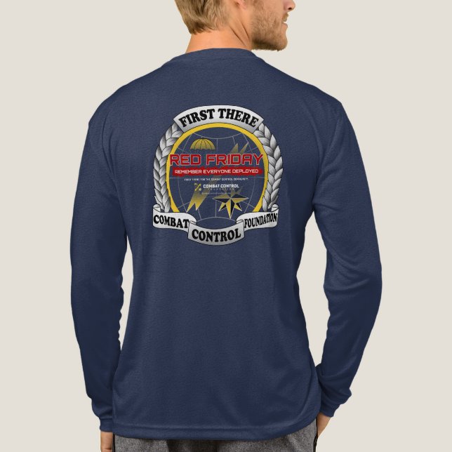 Camiseta Triblenda Combat Control RED Friday. Honor the Deployed. (Reverso )