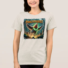 Camiseta Triblenda Combo Creature de Ilustracion de aves de corral