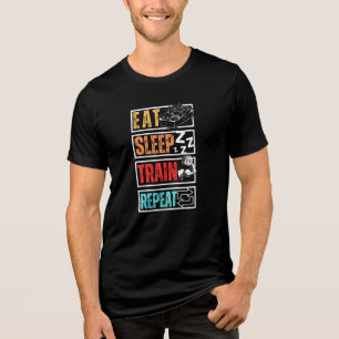 Camiseta Triblenda Come Rezar Entrenar Repetir 