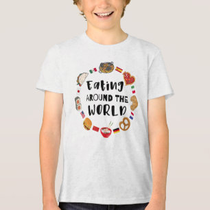 Camiseta Triblenda Comer alrededor del mundo