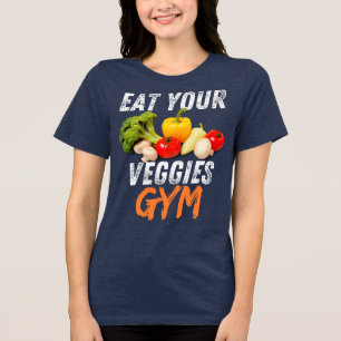 Camiseta Triblenda Comer sus verduras Vegetan Funny Motivation cito