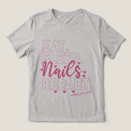 Camiseta Triblenda Cómete las uñas dormientas repiten el Nail Polaco