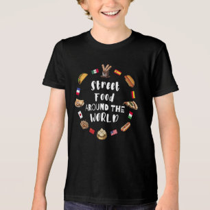 Camiseta Triblenda Comida callejera alrededor del mundo