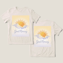 Camiseta Triblenda Comida de avena amarilla y soleada
