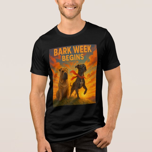 Camiseta Triblenda Comienza la Semana del Bark (Anverso)