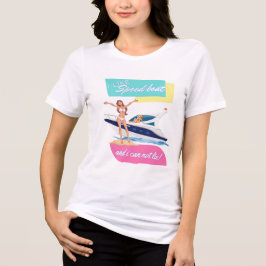 Camiseta Triblenda como lancha rápida