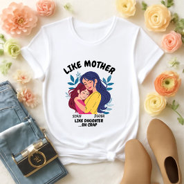 CAMISETA TRIBLENDA COMO MADRE COMO HIJA, OH CRA
