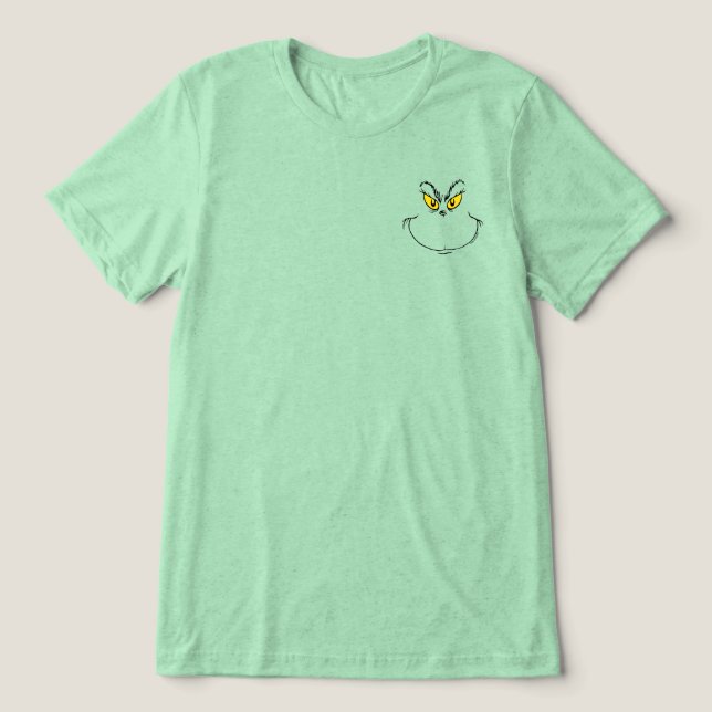 Camiseta Triblenda Cómo se enfrentan los Navidades robados de Grinch  (Diseño delantero )