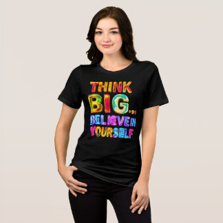 Camiseta Triblenda Comoda Camiseta De Mujer Con Mensaje Motivador