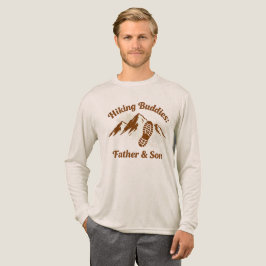 Camiseta Triblenda Compañeros de Senderismo Aventura de Montaña Padre