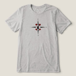 Camiseta Triblenda Compass rose with X marks the spot T-Shirt