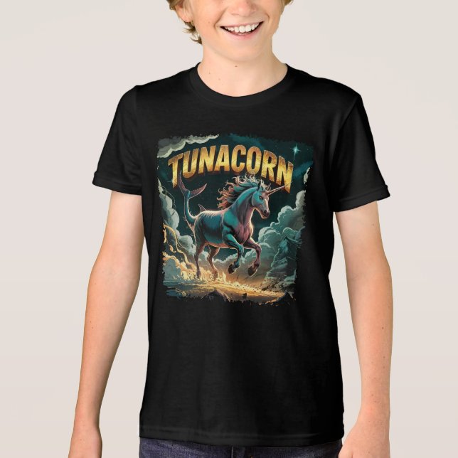 Camiseta Triblenda Cómputo de la creatura del Ilustracion Tunacorn (Anverso)