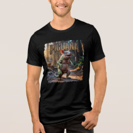 Camiseta Triblenda Cómputo fotográfico de Piguana Funny