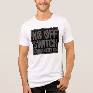 Camiseta Triblenda CONCEPTO VISUAL: Letra mayúscula distorsionada con