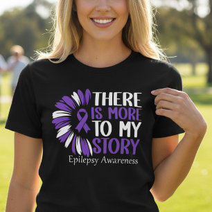 Camiseta Triblenda Conciencia de la Epilepsia Más de Mi Historia