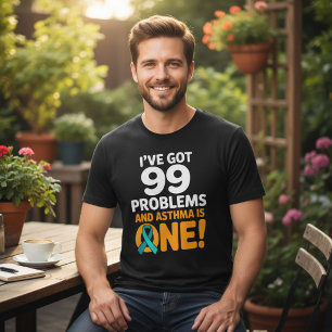 Camiseta Triblenda Conciencia del Asma Humor Respiratorio