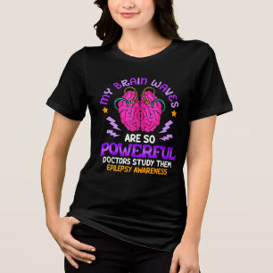 Camiseta Triblenda Conciencia divertida de las ondas cerebrales de ep