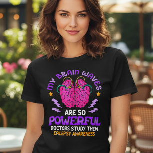 Camiseta Triblenda Conciencia divertida de las ondas cerebrales de la