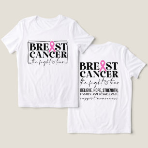 Camiseta Triblenda Conciencia inspiradora sobre el cáncer de mama