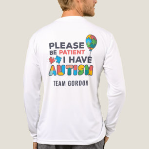 Camiseta Triblenda Concienciación sobre autismo Por Favor Sea Un Equi