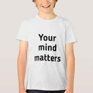 Camiseta Triblenda Concienciación sobre la salud mental oculta tu men
