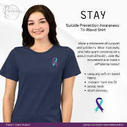Camiseta Triblenda Concientización sobre la Prevención del Suicidio '