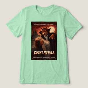 Camiseta Triblenda Conde Nutula Parodia de Película Retro