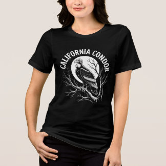 Camiseta Triblenda cóndor de California para hombres y mujeres