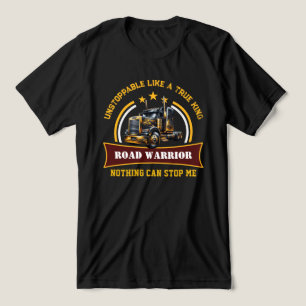 Camiseta Triblenda Conductor de camiones Road Warrior Semi