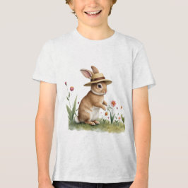 Camiseta Triblenda conejito de Pascua jardinero