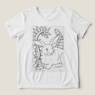 Camiseta Triblenda Conejo conejo gigante a color