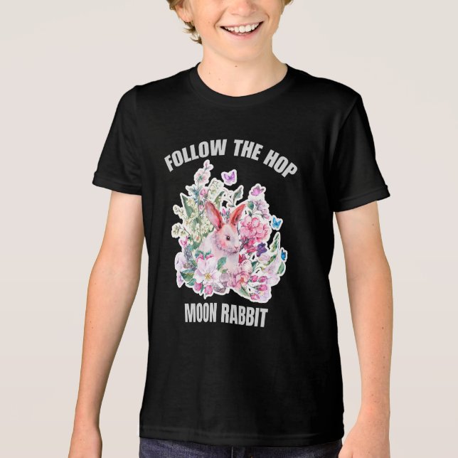 Camiseta Triblenda Conejo de la Luna (Anverso)