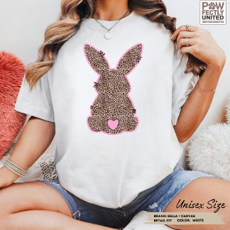 Camiseta Triblenda Conejo Leopardo Colores Personalizables Doodle Ros