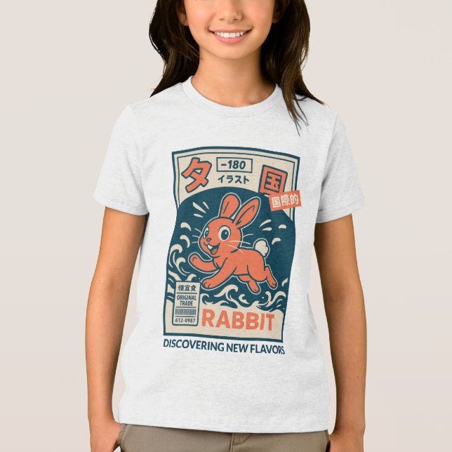 Camiseta Triblenda Conejo Manga (Anverso)