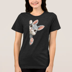 Camiseta Triblenda Conejo Te Está Mirando