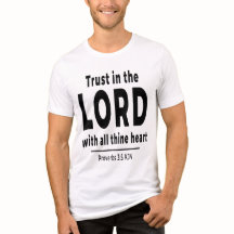Confía en el Señor Proverbios 3 5 RVR Mens T-Shirt