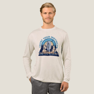 Camiseta Triblenda Confía en tus instintos Aventura del lobo ártico A