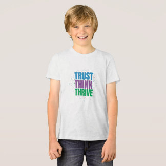 Camiseta Triblenda Confía Piensa Triunfa – Diseño de Cita Motivaciona