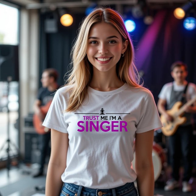 CAMISETA TRIBLENDA CONFIANZA EN QUE SOY CANTANTE (Subido por el creador)