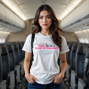 CAMISETA TRIBLENDA CONFIANZA EN QUE SOY UNA ASISTENCIA DE VUELO