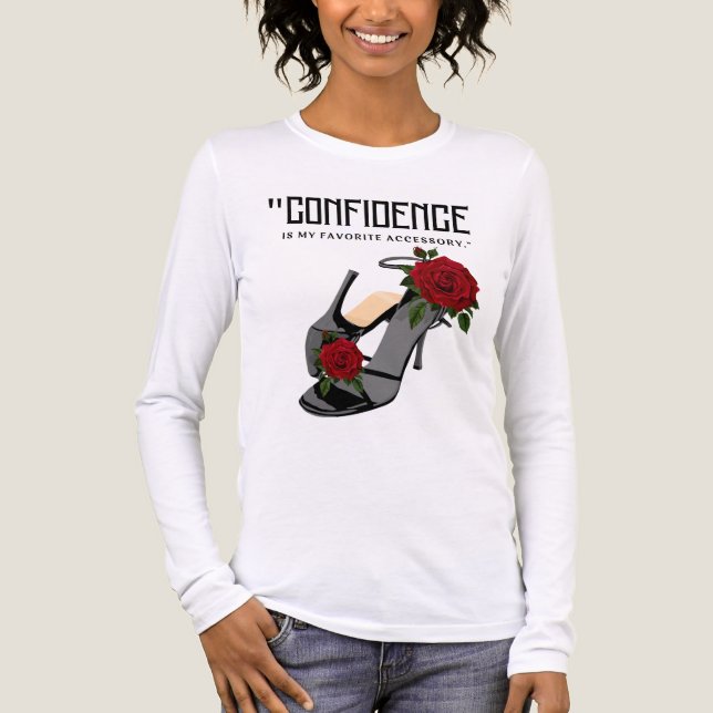 Camiseta Triblenda confidence is my favorite accessory (Anverso)