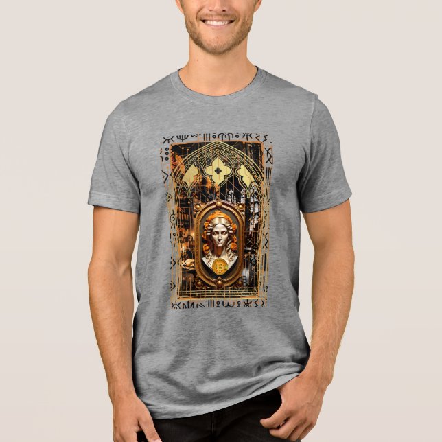Camiseta Triblenda Conocimiento de Bitcoin (Anverso)